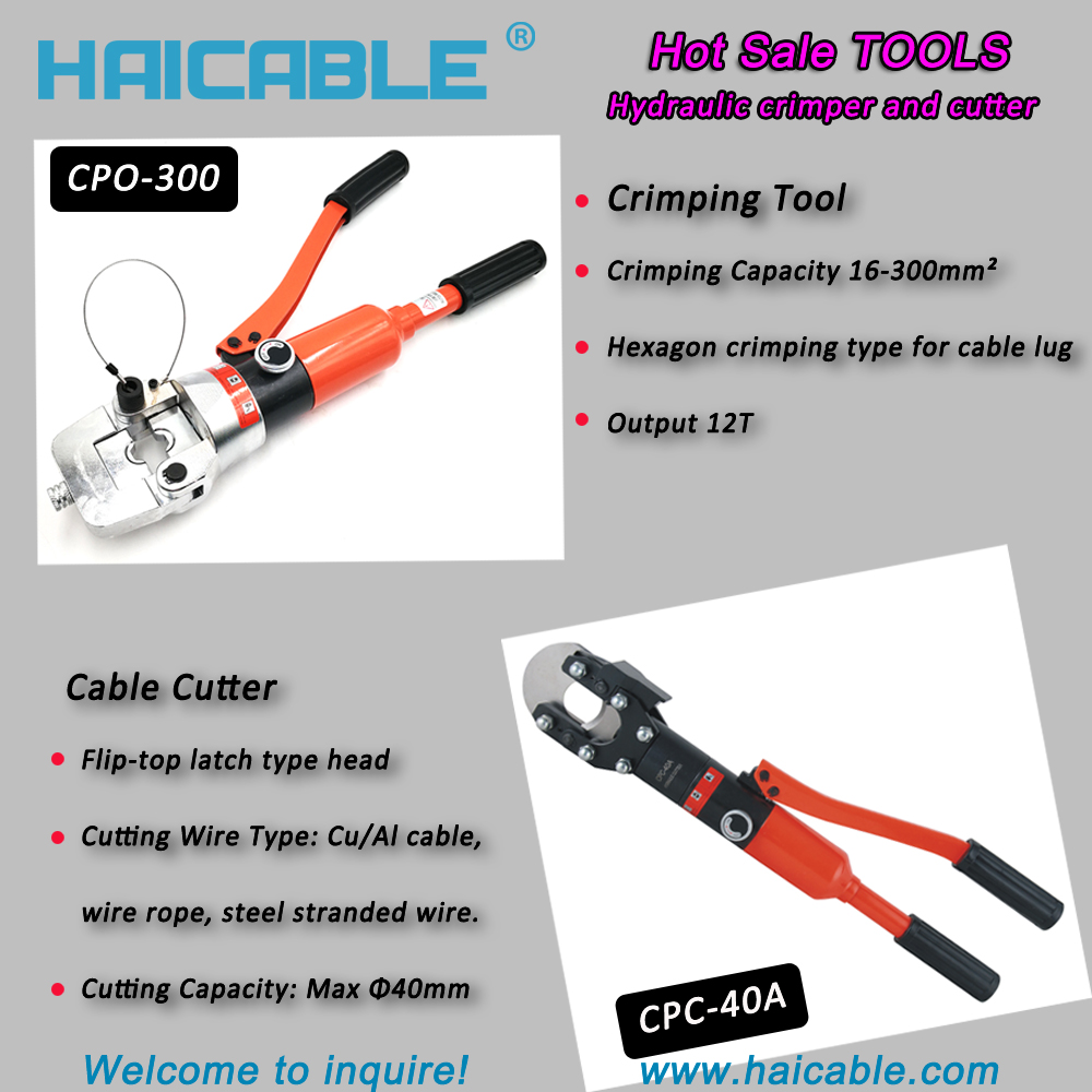 Haicable Hydraulic Cutter and #Hydraulic Crimper