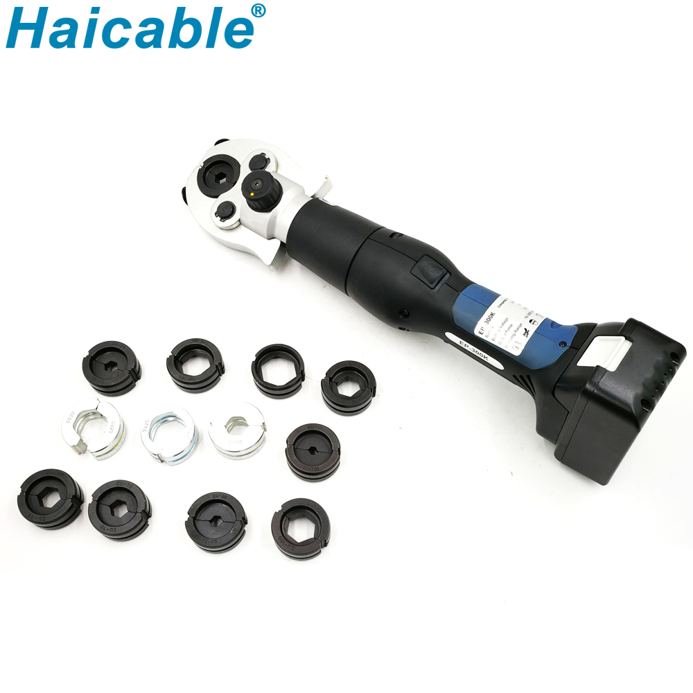 Pipe Pressing Tool Powered Cable Terminal Hydraulic Crimper EP-300K