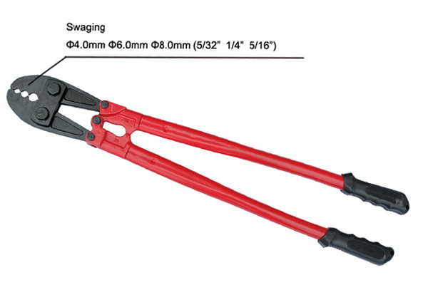 Max Φ9mm Swaging Terminals Crimping Tools HL-800H