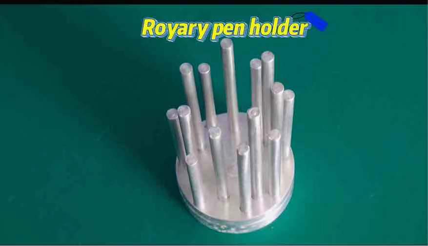 Rotating pencil holder