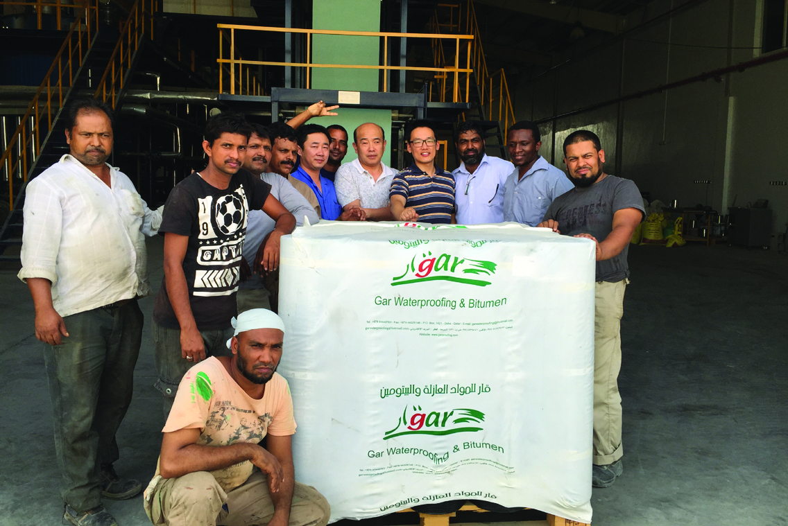 Bitumen Membrane Production Line in Doha, Qatar
