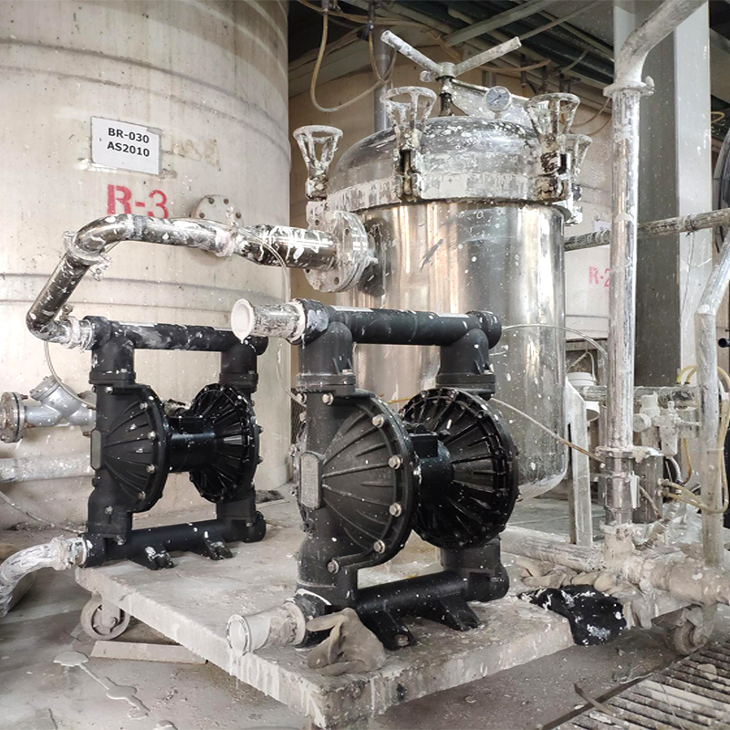 RV Diaphragm Pumps Used in Coating Process