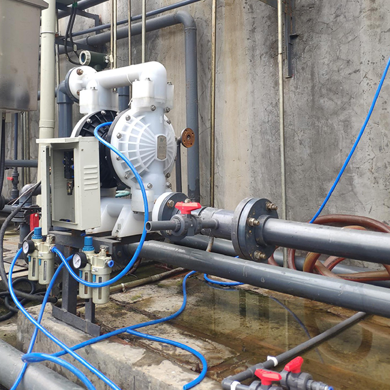 RV Diaphragm Pumps Used in Sewerage Station