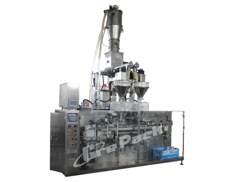 Automatic medicine powder pouch packing line