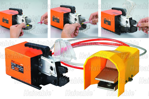 AM-10 Pneumatic Type Terminal Crimping Machine