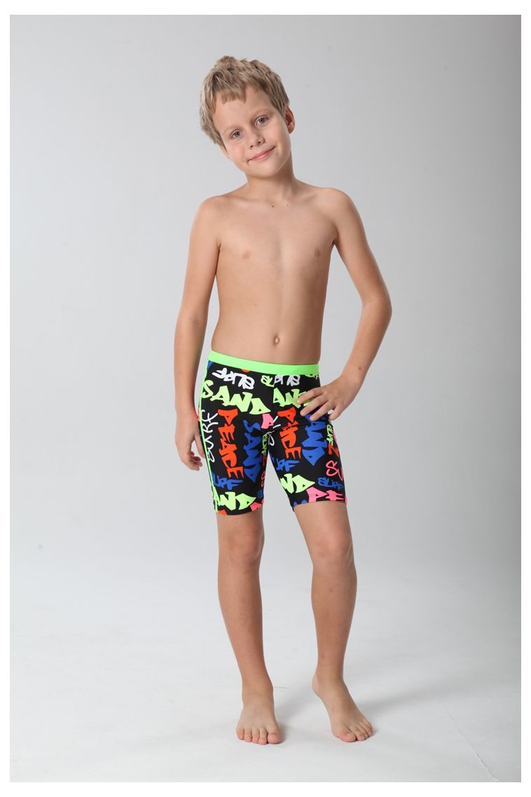 Boys' swimsuit digital printing multi-color swimming