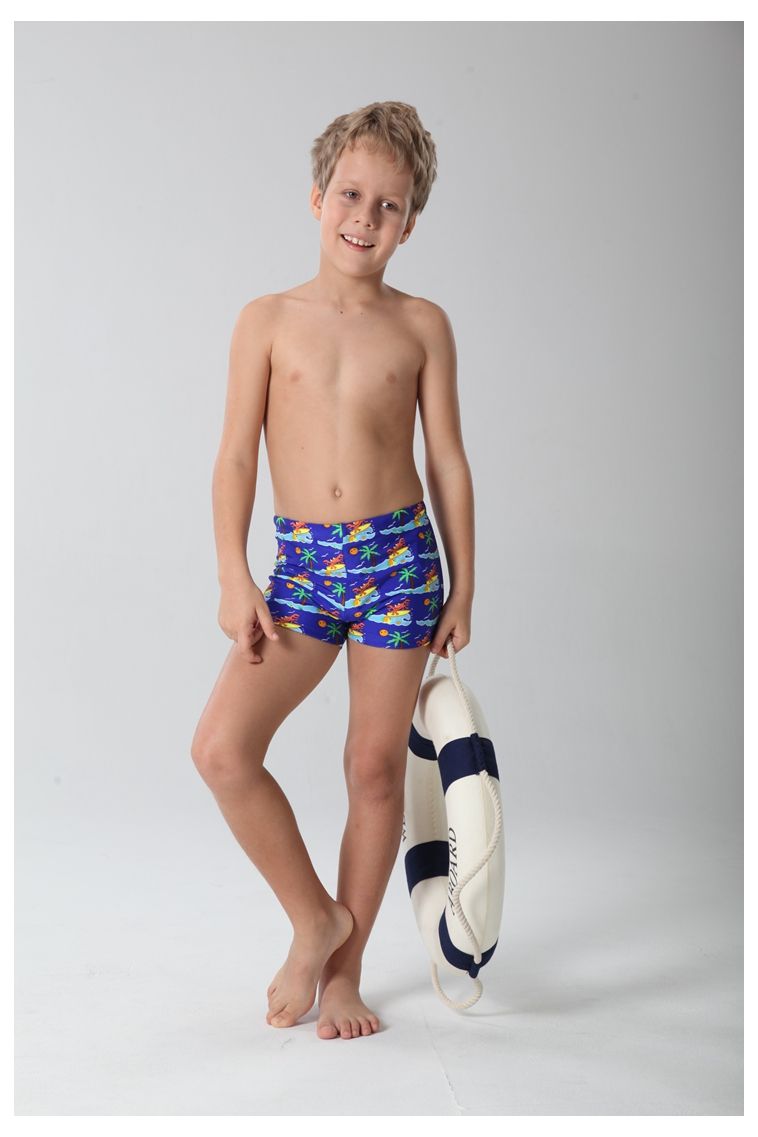 Boys' digital printing swimwear OEM swimming shorts