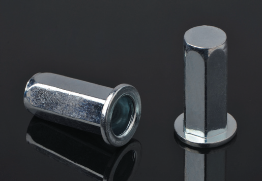 Flat Head Full Hex Body Close End Blind Rivet Nuts