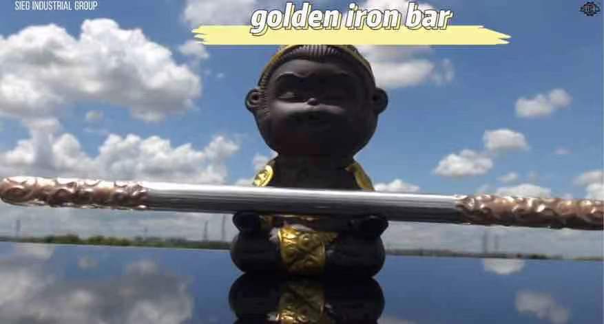 How to processing Ruyi golden iron bar